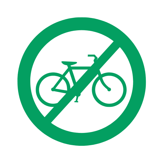 No cycling icon